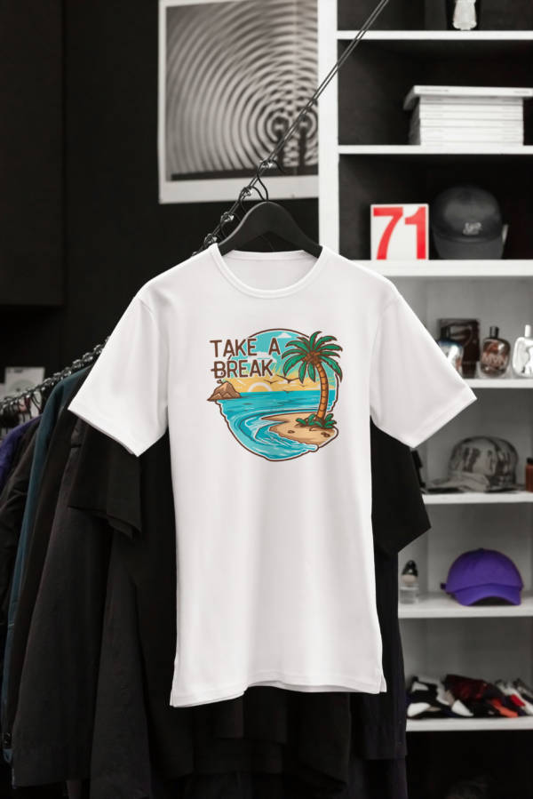 Take a break Print T-Shirt for Men – Premium Quality Cotton