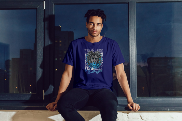 Fearless Print T-Shirt for Men – Premium Quality Cotton
