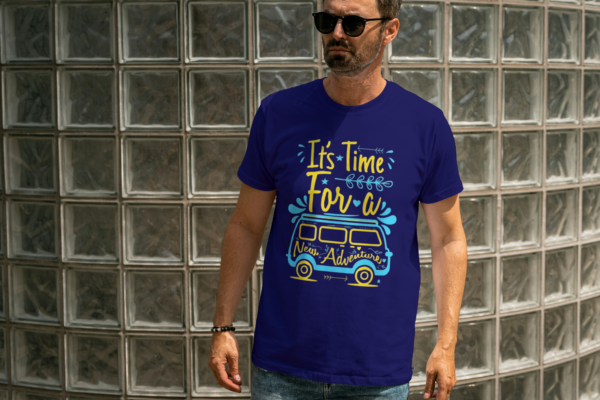 It's Time T-Shirt for Men – Premium Quality Cotton